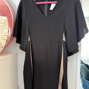 NBD Black Dress with Nude Accents